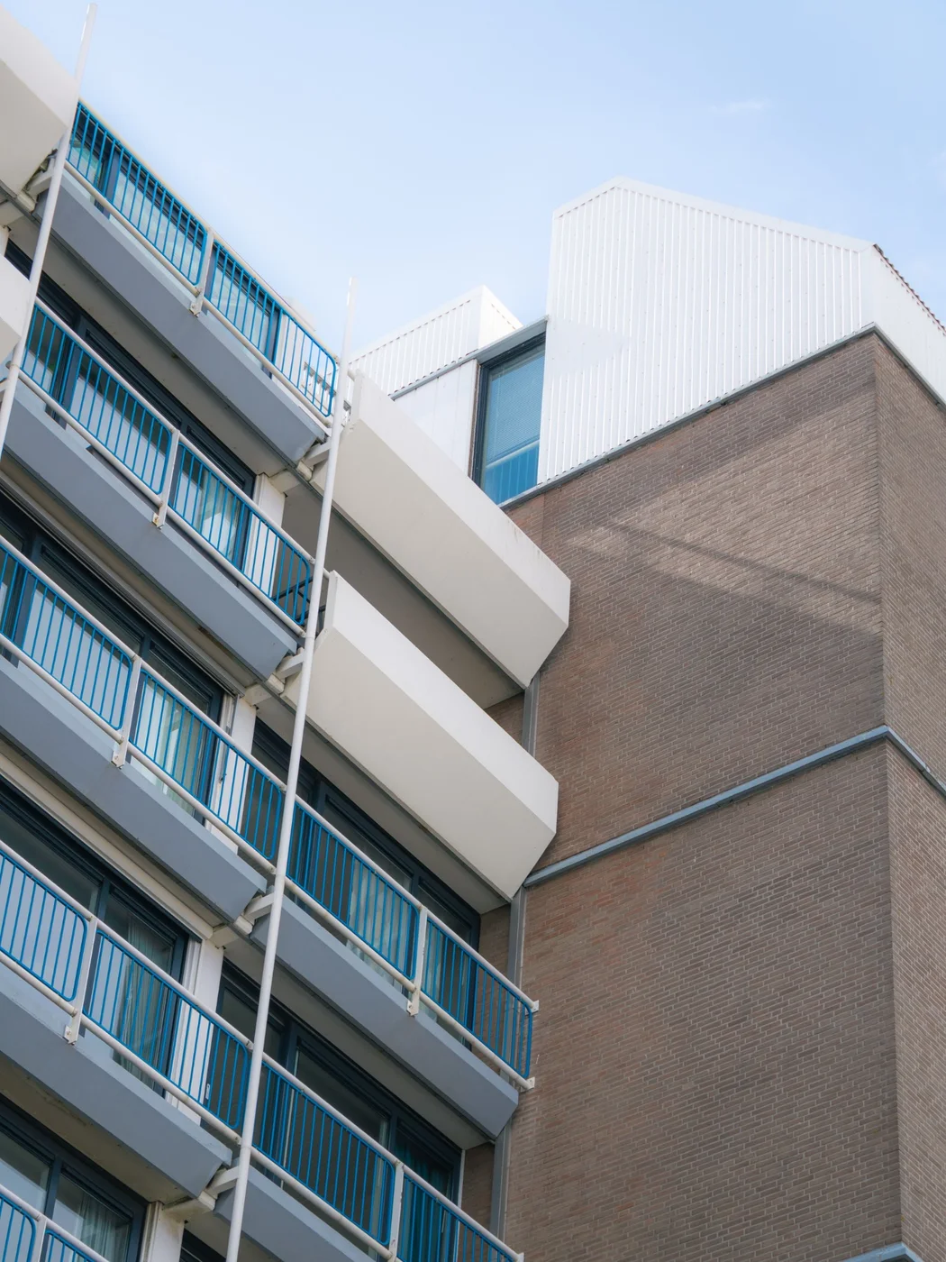 Gevel en balkons als bouwkundige elementen voor een technische opname